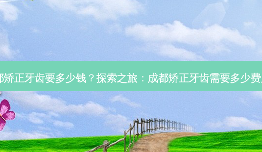 成都矫正牙齿要多少钱?探索之旅:成都矫正牙齿需要多少费用?-第1张图片-吾爱整形网 成都矫正牙齿要多少钱?探索之旅:成都矫正牙齿需要多少费用?-第1张图片-吾爱整形网