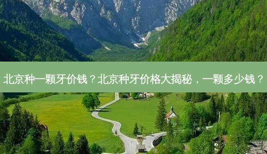 北京种一颗牙价钱?北京种牙价格大揭秘,一颗多少钱?-第1张图片-吾爱整形网 北京种一颗牙价钱?北京种牙价格大揭秘,一颗多少钱?-第1张图片-吾爱整形网