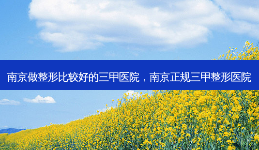南京做整形比较好的三甲医院,南京正规三甲整形医院-第1张图片-吾爱整形网 南京做整形比较好的三甲医院,南京正规三甲整形医院-第1张图片-吾爱整形网