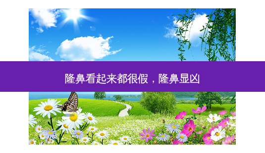 隆鼻看起来都很假,隆鼻显凶-第1张图片-吾爱整形网 隆鼻看起来都很假,隆鼻显凶-第1张图片-吾爱整形网