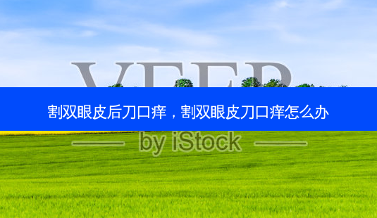 割双眼皮后刀口痒,割双眼皮刀口痒怎么办-第1张图片-吾爱整形网 割双眼皮后刀口痒,割双眼皮刀口痒怎么办-第1张图片-吾爱整形网