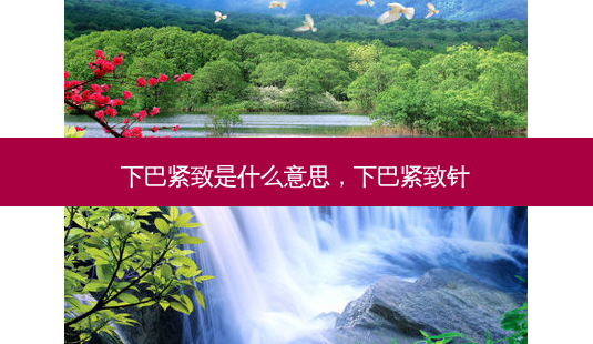 下巴紧致是什么意思,下巴紧致针-第1张图片-吾爱整形网 下巴紧致是什么意思,下巴紧致针-第1张图片-吾爱整形网