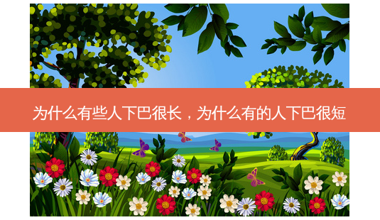 为什么有些人下巴很长,为什么有的人下巴很短-第1张图片-吾爱整形网 为什么有些人下巴很长,为什么有的人下巴很短-第1张图片-吾爱整形网