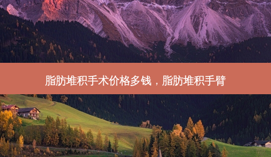 脂肪堆积手术价格多钱,脂肪堆积手臂-第1张图片-吾爱整形网 脂肪堆积手术价格多钱,脂肪堆积手臂-第1张图片-吾爱整形网