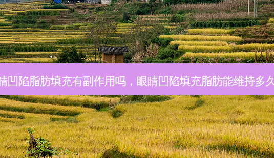 眼睛凹陷脂肪填充有副作用吗,眼睛凹陷填充脂肪能维持多久呢-第1张图片-吾爱整形网 眼睛凹陷脂肪填充有副作用吗,眼睛凹陷填充脂肪能维持多久呢-第1张图片-吾爱整形网