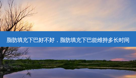 脂肪填充下巴好不好,脂肪填充下巴能维持多长时间-第1张图片-吾爱整形网 脂肪填充下巴好不好,脂肪填充下巴能维持多长时间-第1张图片-吾爱整形网