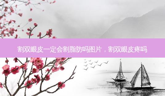 割双眼皮一定会割脂肪吗图片,割双眼皮疼吗-第1张图片-吾爱整形网 割双眼皮一定会割脂肪吗图片,割双眼皮疼吗-第1张图片-吾爱整形网
