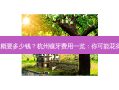 杭州镶牙大概要多少钱？杭州镶牙费用一览：你可能花得比想象少！