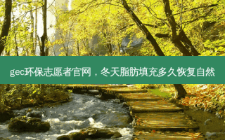 gec环保志愿者官网，冬天脂肪填充多久恢复自然