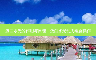 蛋白水光的作用与原理，蛋白水光动力组合操作