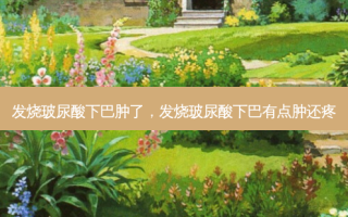 发烧玻尿酸下巴肿了，发烧玻尿酸下巴有点肿还疼
