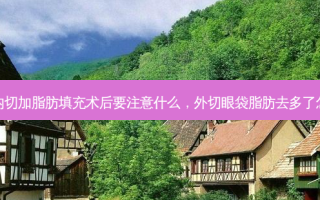 眼袋内切加脂肪填充术后要注意什么，外切眼袋脂肪去多了怎么办
