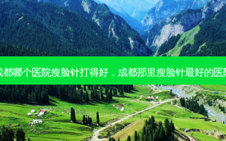 成都哪个医院瘦脸针打得好，成都那里瘦脸针最好的医院