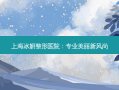 上海冰妍整形医院：专业美丽新风尚