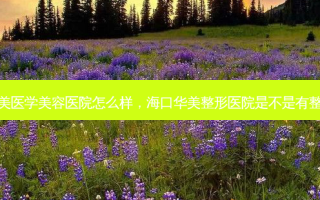 海口华美医学美容医院怎么样，海口华美整形医院是不是有整过死人