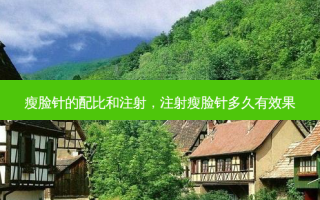 瘦脸针的配比和注射，注射瘦脸针多久有效果