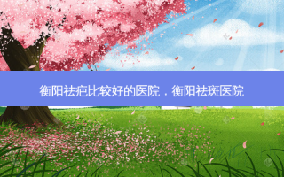 衡阳祛疤比较好的医院，衡阳祛斑医院