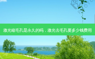 激光缩毛孔是永久的吗，激光去毛孔要多少钱费用
