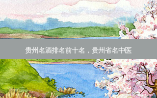 贵州名酒排名前十名，贵州省名中医