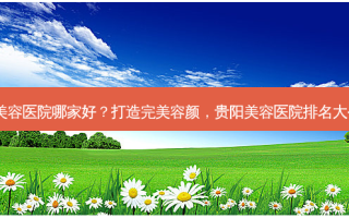 贵阳美容医院哪家好？打造容颜，贵阳美容医院排名大公开！