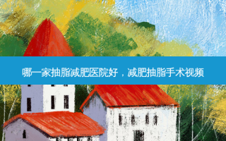 哪一家抽脂减肥医院好，减肥抽脂手术视频