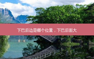 下巴后边是哪个位置，下巴后面大